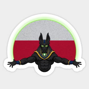 Anubis Poland Sticker